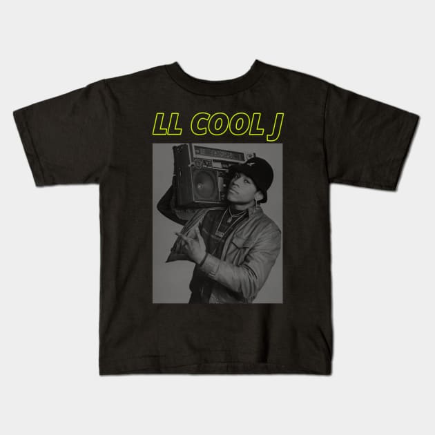 LL COOL J Kids T-Shirt by PlokadStories